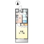 グレイス江北の間取り画像