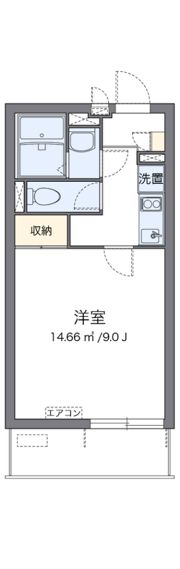 クレイノホーガ スターの間取り画像
