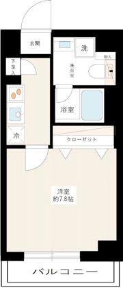 AZEST矢口渡の間取り画像