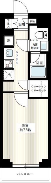 AZEST亀戸IIの間取り画像