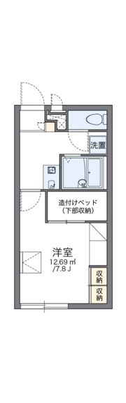 レオパレスセブンテンの間取り画像