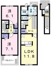 ブランドールの間取り画像