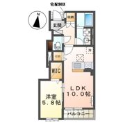吉川市吉川美南アパート新築工事（仮の間取り画像