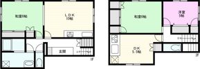 川口市朝日一丁目戸建ての間取り画像