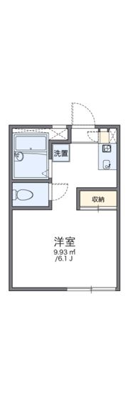レオパレスグリーンヴェイルの間取り画像