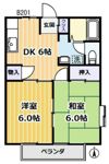 イーストライフ湘南B棟の間取り画像