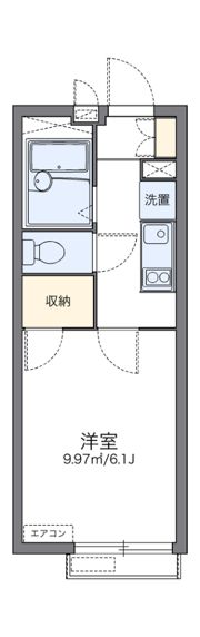 レオパレスジードルンクの間取り画像