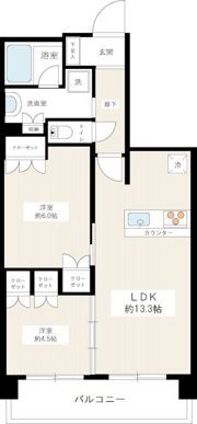 新横浜ヴォアールの間取り画像