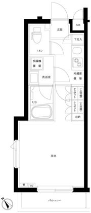 ルーブル溝の口伍番館の間取り画像