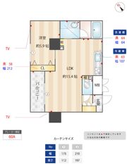 ニューガイア川崎No.70の間取り画像