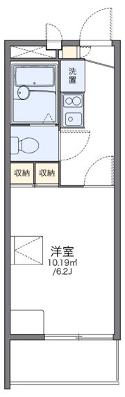 レオパレスコーポ御代川IIの間取り画像