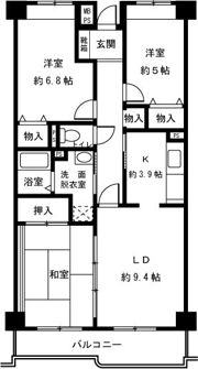ヴェルジュ・ノールの間取り画像