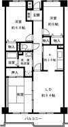 ヴェルジュ・ノールの間取り画像