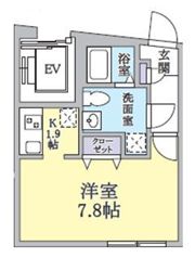 クラージュ中野の間取り画像