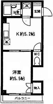 ベルフォーレ・K3の間取り画像