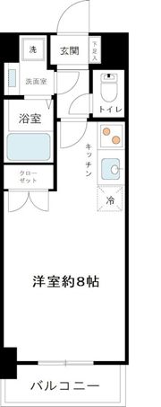 ミルーム中落合の間取り画像