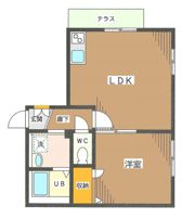 メゾンメルヴェイユの間取り画像