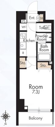 HY’s flat 糀谷の間取り画像