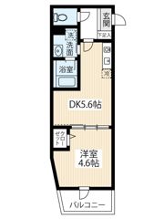 ARCOBALENO SHINITABASHIの間取り画像