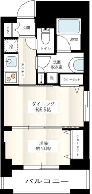 日神デュオステージ浅草橋の間取り画像