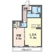 カーサ ローザの間取り画像