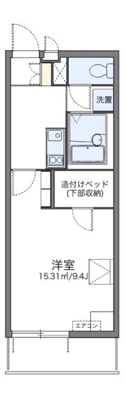 レオパレスエミールプラザの間取り画像