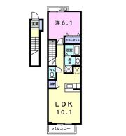 アームズ横山IIの間取り画像