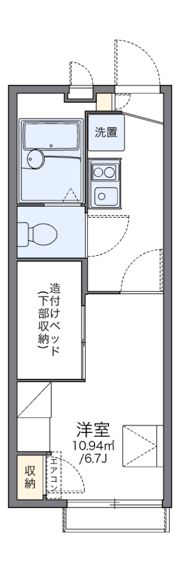 レオパレスbloomIIの間取り画像