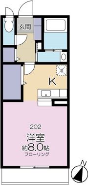 パークサイド ミキの間取り画像