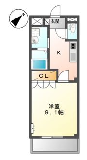 コンフォース旭の間取り画像