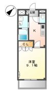 コンフォース旭の間取り画像
