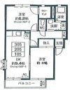 スクエア小杉Aの間取り画像