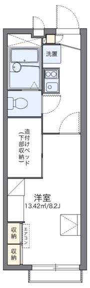 レオパレスエクレール IIの間取り画像