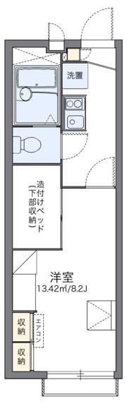 レオパレスエクレール IIの間取り画像