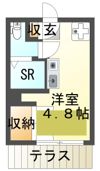 めぞんどかしぇっと弐の間取り画像