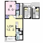 ラブリ18の間取り画像