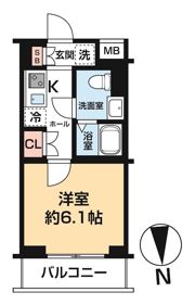 AZESTお花茶屋VIの間取り画像