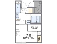 レオパレスきょうでんの間取り画像