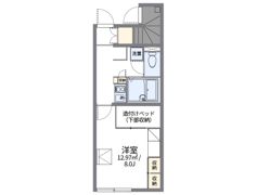 レオパレスメルベーユの間取り画像