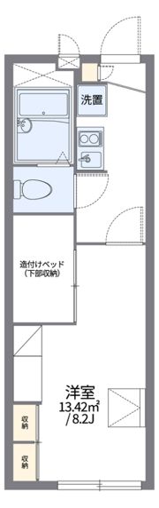 レオパレス幸良の間取り画像