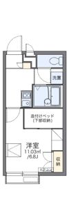 レオパレスLotus坂下の間取り画像