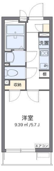 クレイノグリーンブリッジの間取り画像