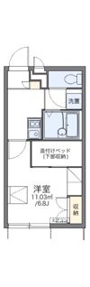レオパレスLotus坂下の間取り画像