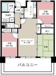 ライオンズマンション北赤羽リバーステージの間取り画像