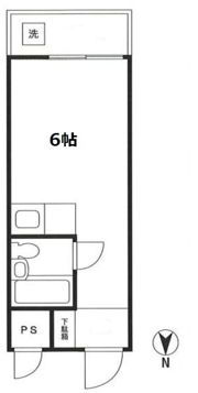 カエサル千早町の間取り画像