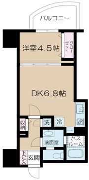 アクシア新宿御苑の間取り画像