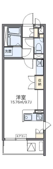 レオネクストアシュの間取り画像