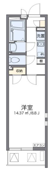 クレイノリバーパークの間取り画像