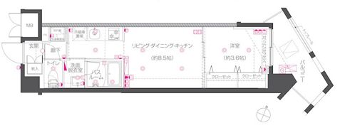 ZOOM練馬高野台の間取り画像