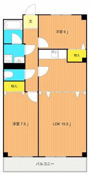 アパートメントカヤ田園調布の間取り画像